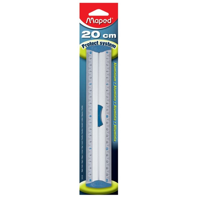 3154141201202-Maped - Règle aluminium (double décimètre) 20 cm-P_999993354_1-0
