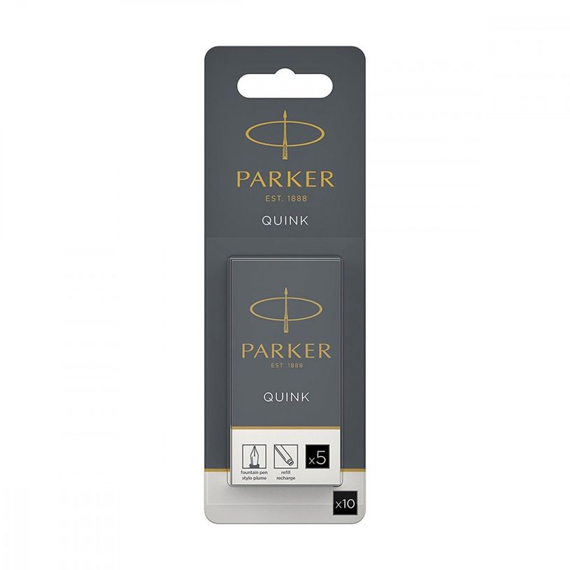 3035810996196-Parker - 10 cartouches d'encre pour stylo plume - noir-P_99999464_1-0