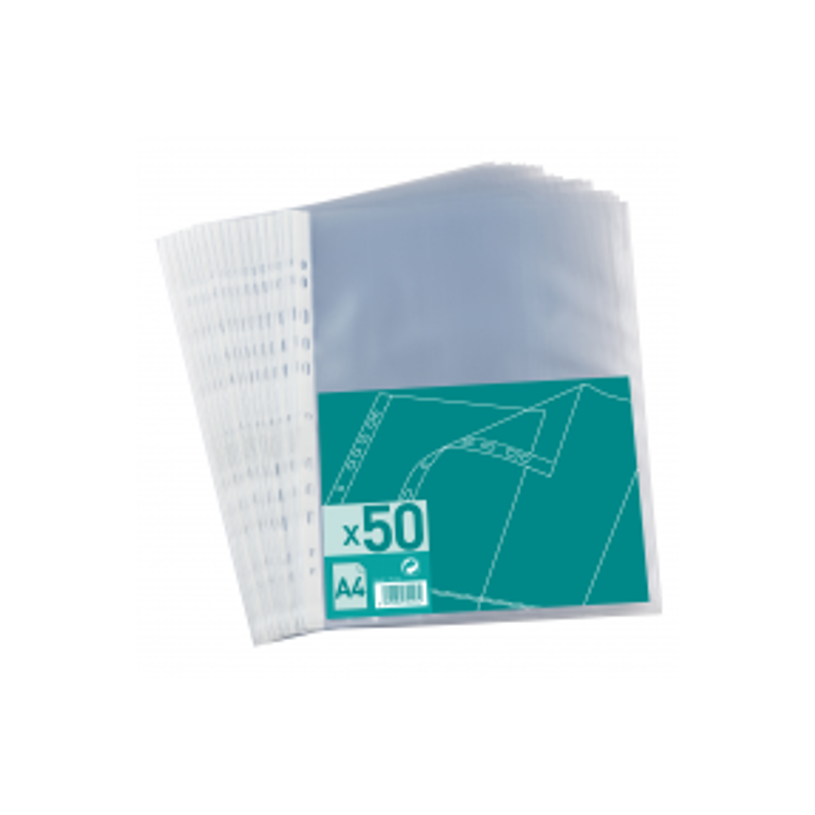 3045052704961-50 Pochettes perforées - A4 - grainé - pour 20 feuilles - 4/100-P_99999521_1-0