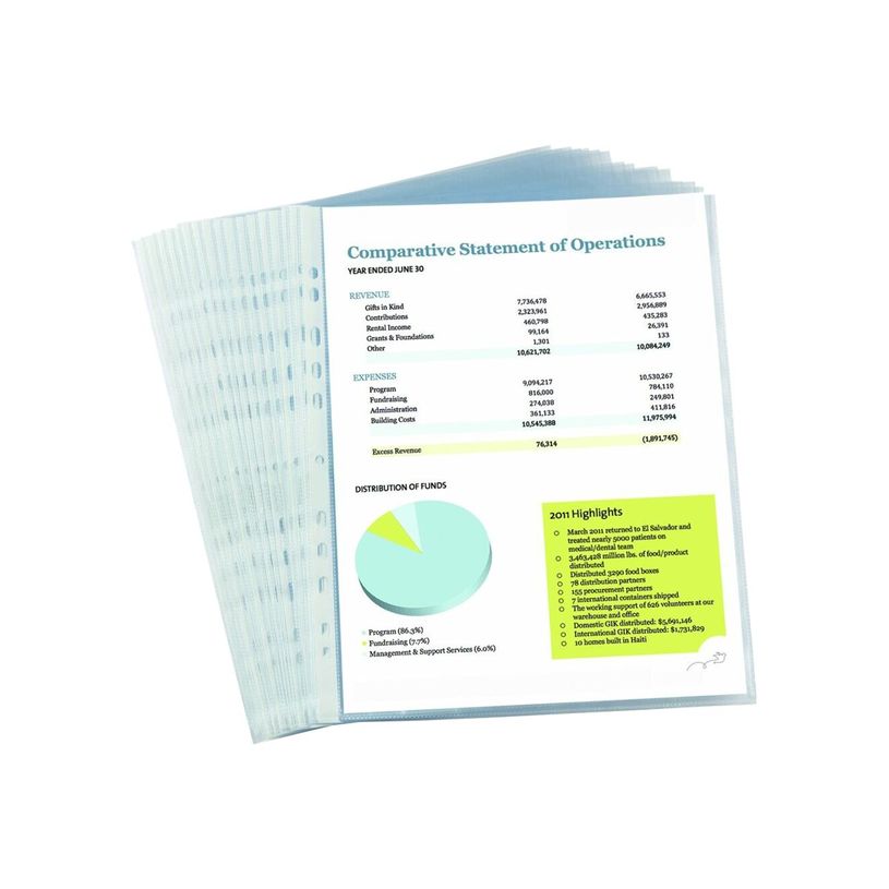 3045052704961-50 Pochettes perforées - A4 - grainé - pour 20 feuilles - 4/100-P_99999521_2-1