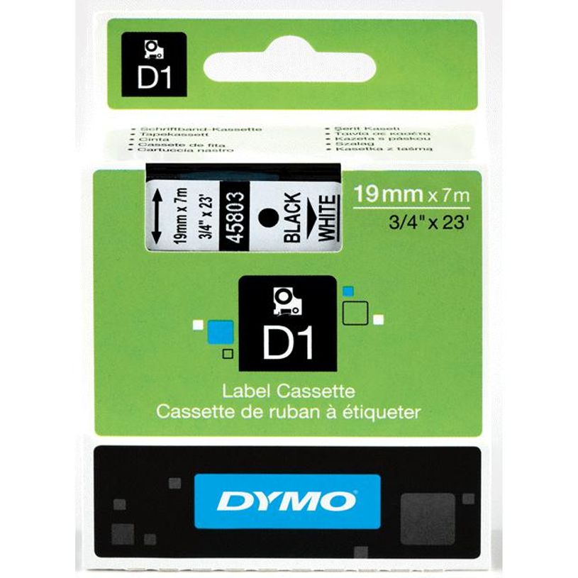 5411313452137-Dymo D1 - Ruban d'étiquettes auto-adhésives - 1 rouleau (19 mm x 7 m) - fond blanc écritu-P_9999960_4-0