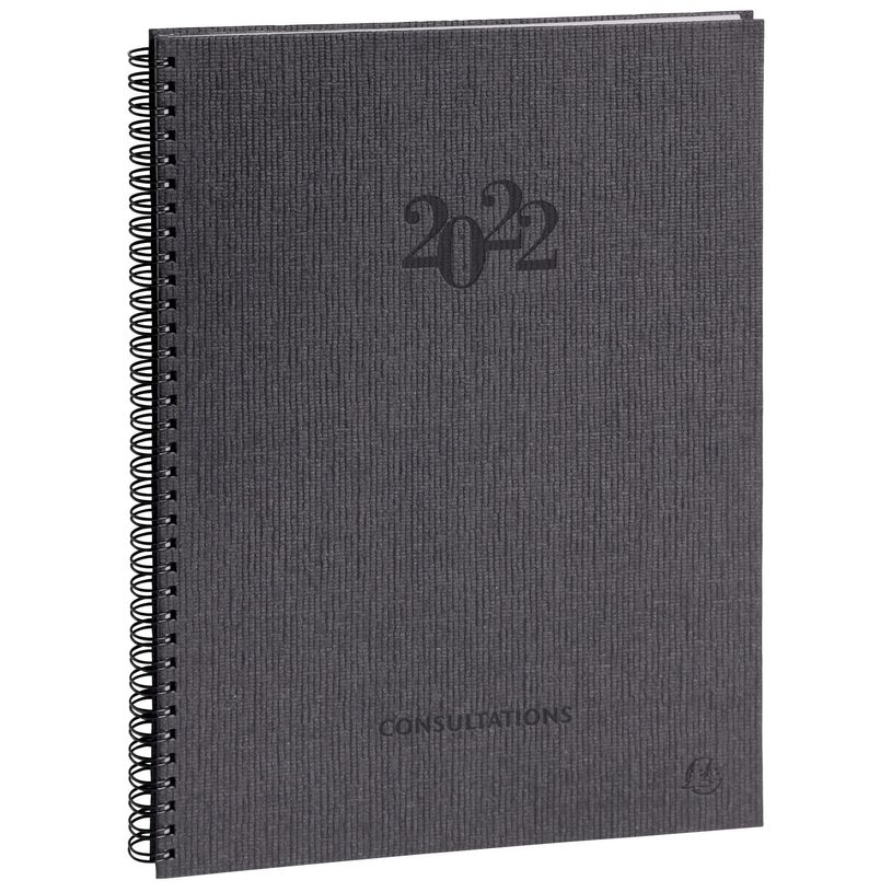 3660942004411-Agenda spiralé Forever Consultations - 1 semaine sur 2 pages - 21 x 29,7 cm - disponible dans différentes cou--0