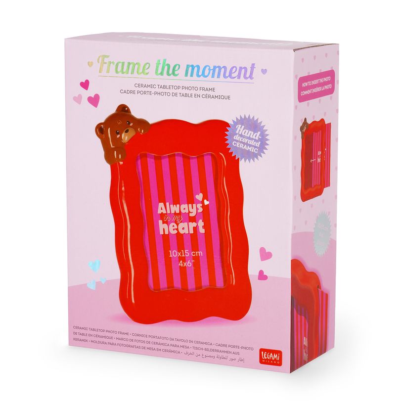 8052694113131-Legami - Cadre Porte-Photo De Table En Ceramique Teddy Bear--3