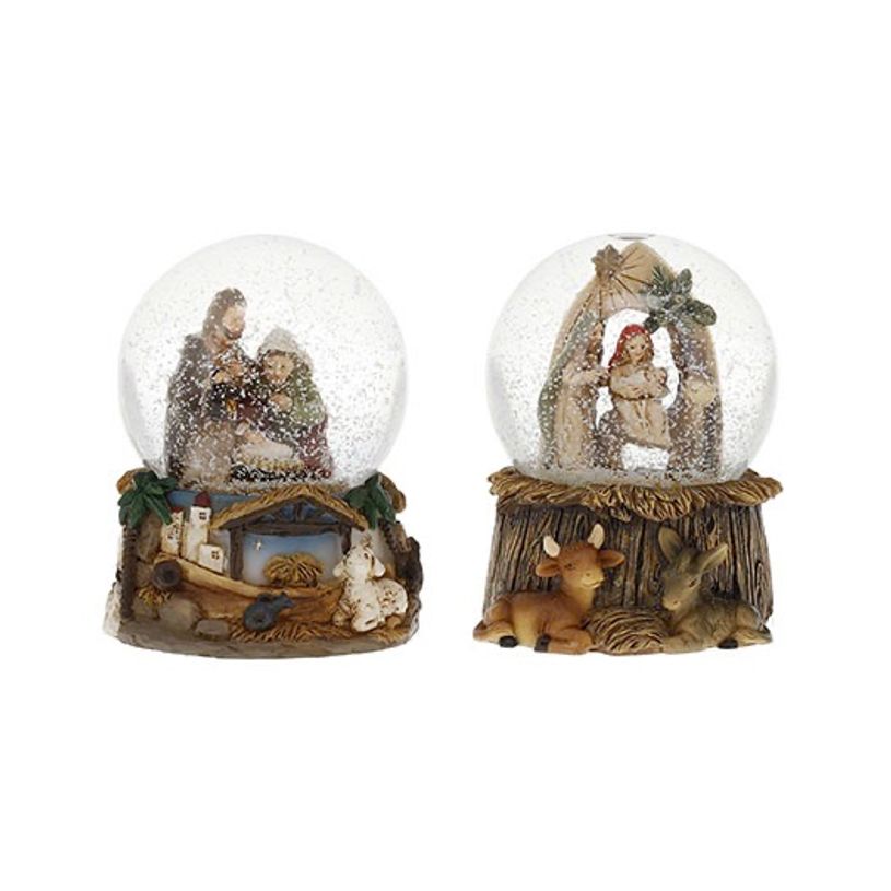 3701763900596-Kiub - Boule à Neige - 9 x 9 x 9 cm - Disponible dans différents assortiments--0