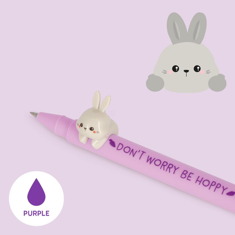 8052694036706-Legami - Stylo à encre gel Lovely Friends Bunny--1