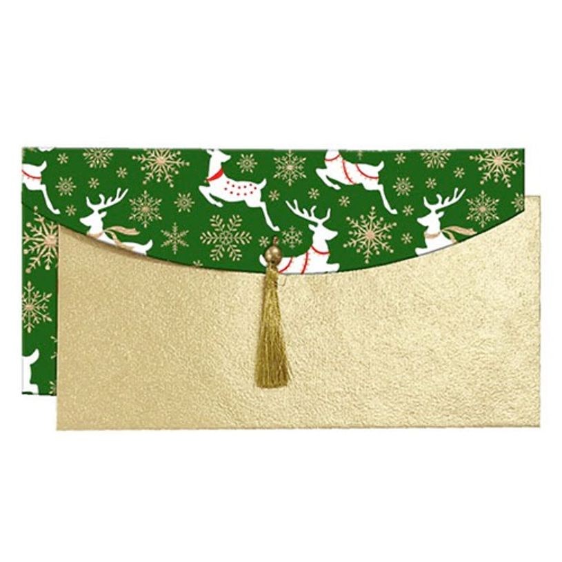 3701763900190-Kiub - Enveloppe Cadeau - Papier - 21.5 x 10.5 x 0.1 cm - Disponible dans différents assortiments--0