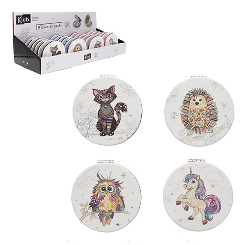 3700572805856-Kiub - Miroir de poche - Collection kooks--0