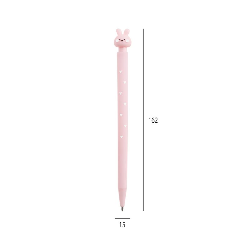 8422593120248-Crayon mécanique 0,5 mm 2B Back2Fun - tête lapin - design ludique - recharge 12 mines incluse--1
