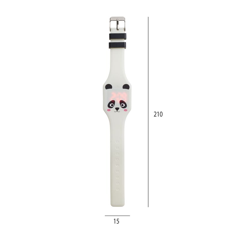 8422593132845-Montre panda Back2Fun - design kawaii en silicone - affichage 12 h - pile incluse--1