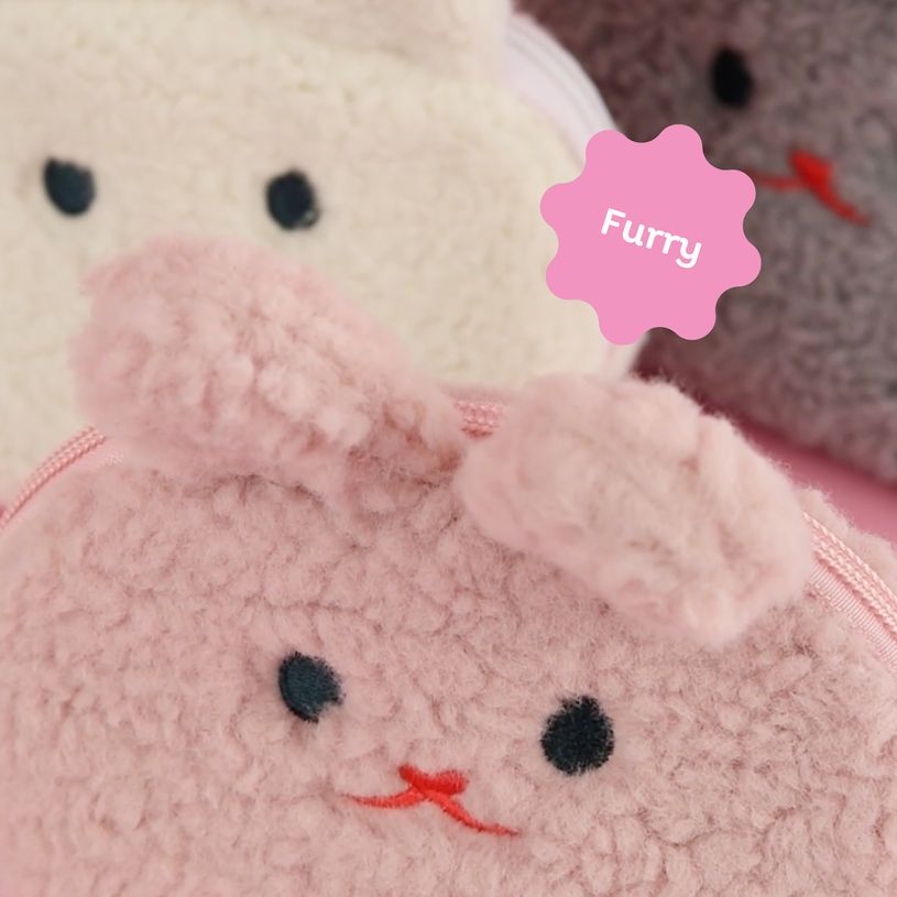 8422593162897-Back to Fun – Porte-Monnaie Peluche Lapin--6