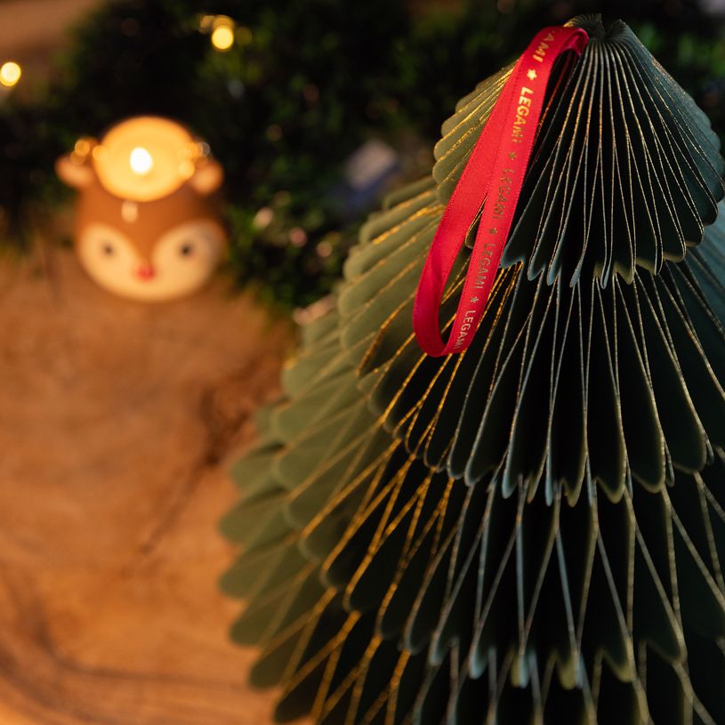 Lot De 8 Sapins De Noël En Papier Pliable 3D - Décorations Vert Et Blanc Pour Centre De Table Ou Cheminée