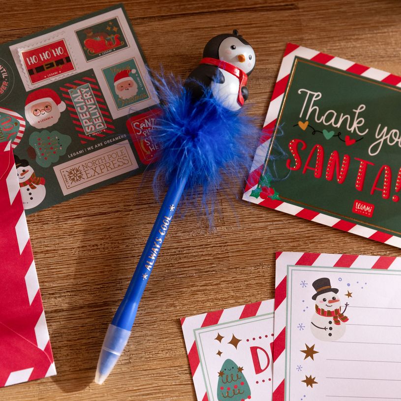 8052694044893-Stylo à encre gel avec pingouin lumineux - Noël--6