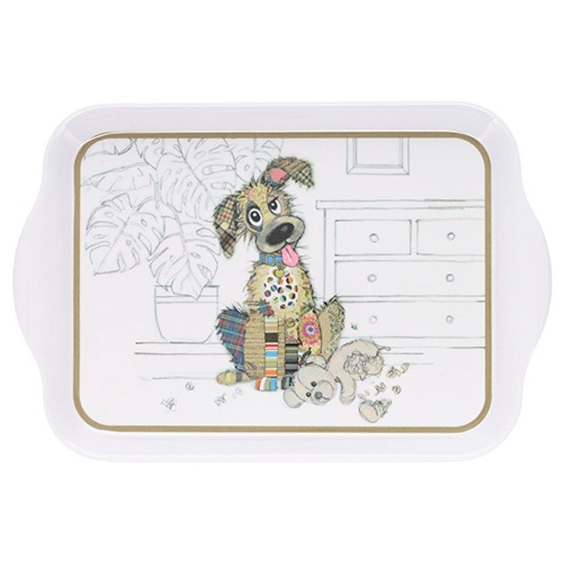 3700572780757-Kiub - Plateau 20,8x14x2,2 kooks chien melamine blanc--0