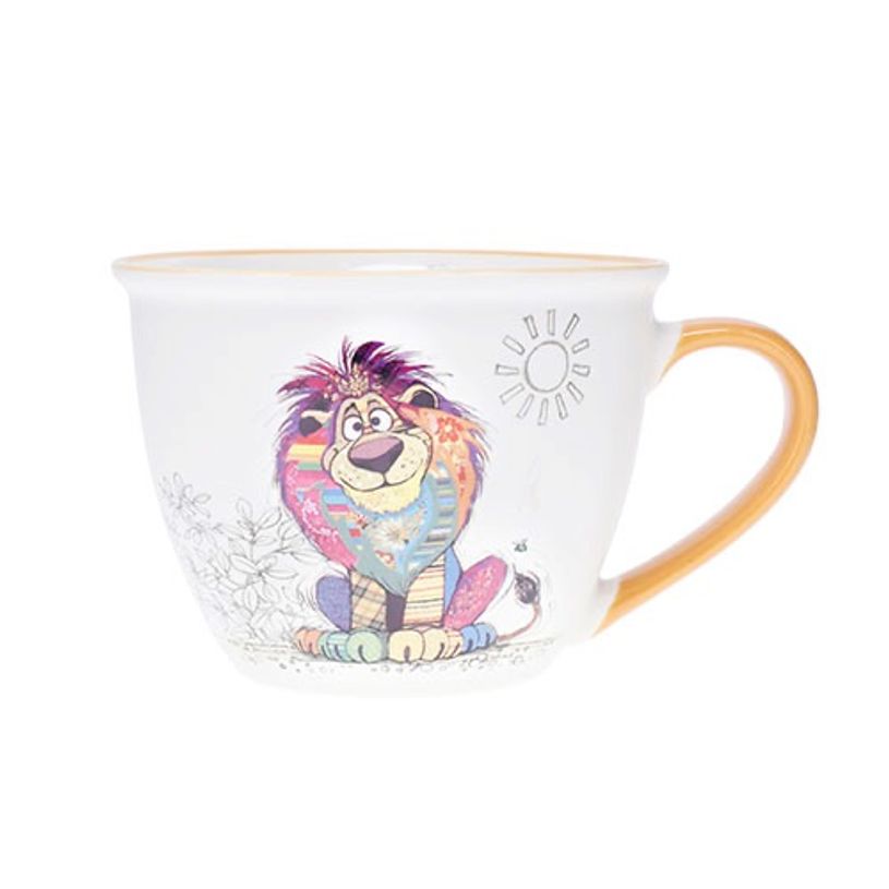 3700572807829-Kiub - Bol timbale a anse lion 550ml - Collection kooks porcelaine--0