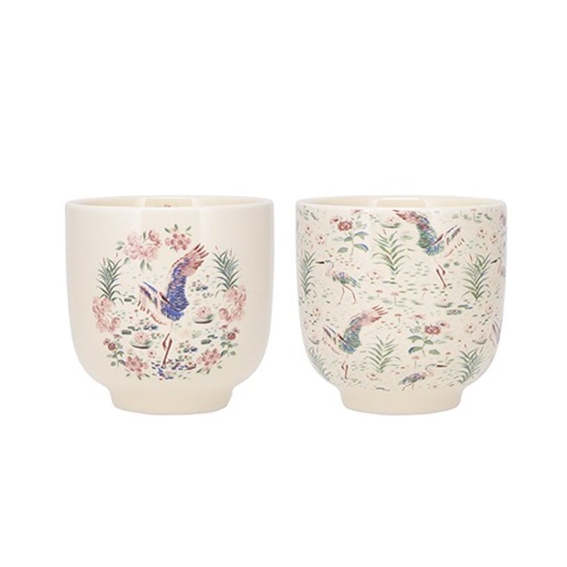 3701763900572-Kiub - Mug - Porcelaine - Collection Fleurs de Fuji - 7.4 x 7.4 x 7.3 cm - Disponible dans différents --0