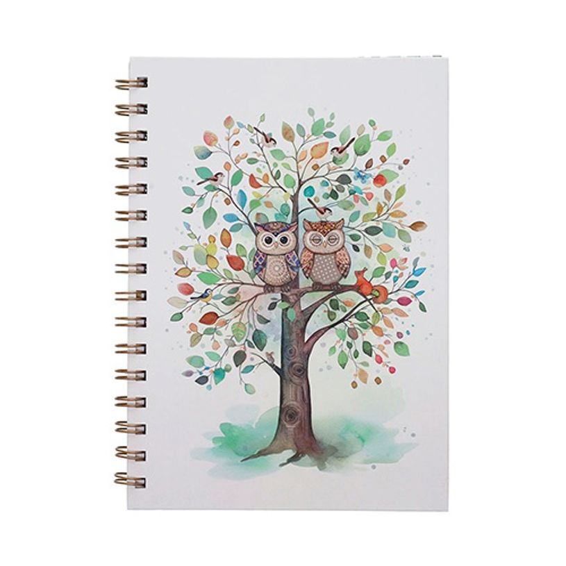 3700572800424-Kiub - Repertoire a5 / calendrier perpetuel a spirale portfolio arbre--0