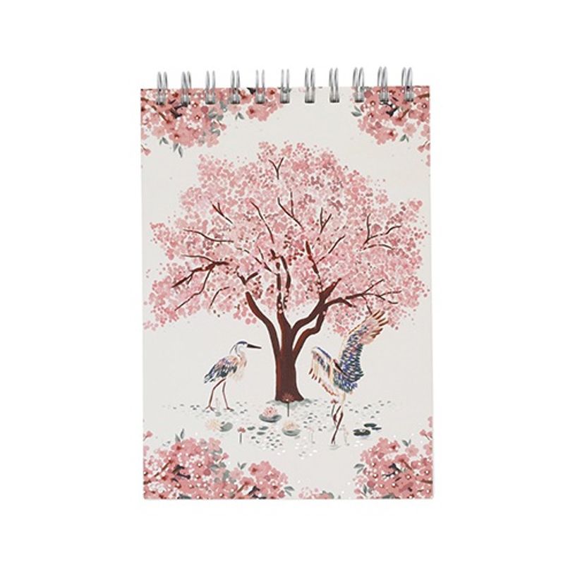 3701763900022-Kiub - Carnet à Dessin - Papier - Collection Fleurs de Fuji - 21 x 14.8 x 2 cm - Disponible dans différ--0