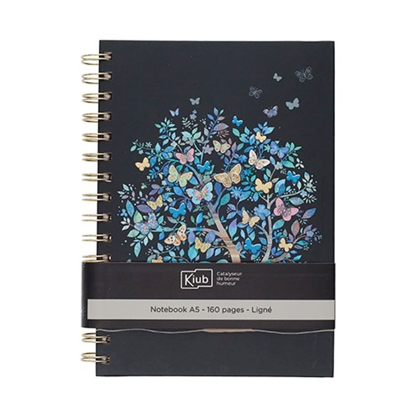 3700572809120-Kiub - Note book a5 spirale jewels 21,4x15,2 pap bug art--0