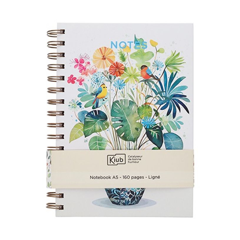 3700572809151-Kiub - Note book a5 spirale portfolio 21,4x15,2 pap bug art--0