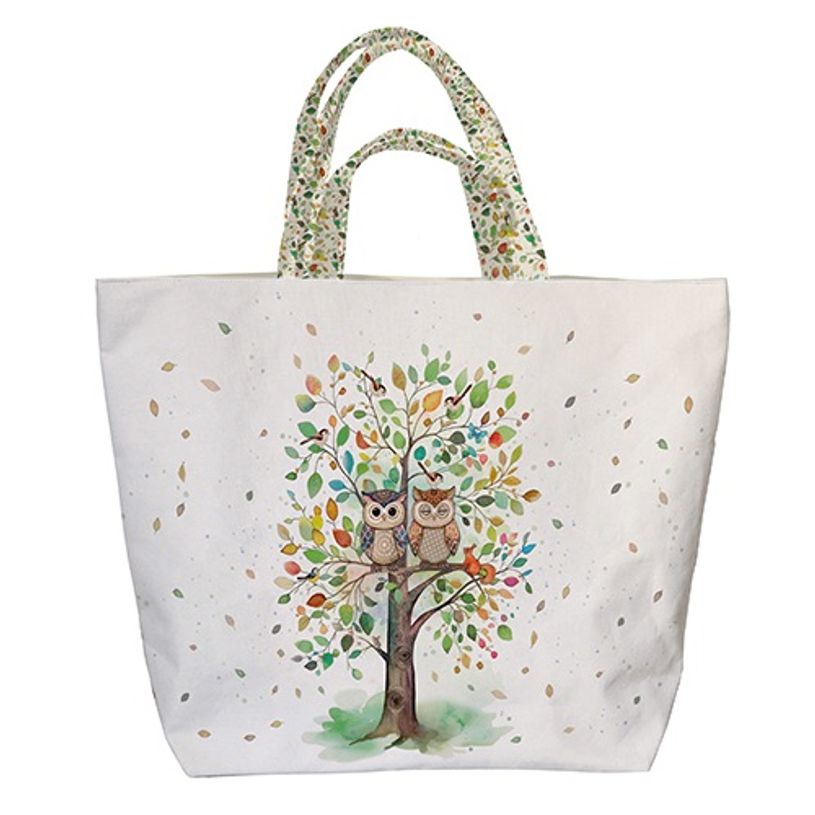 3700572800615-Kiub - Sac cabas xl portfolio couple de chouettes--0