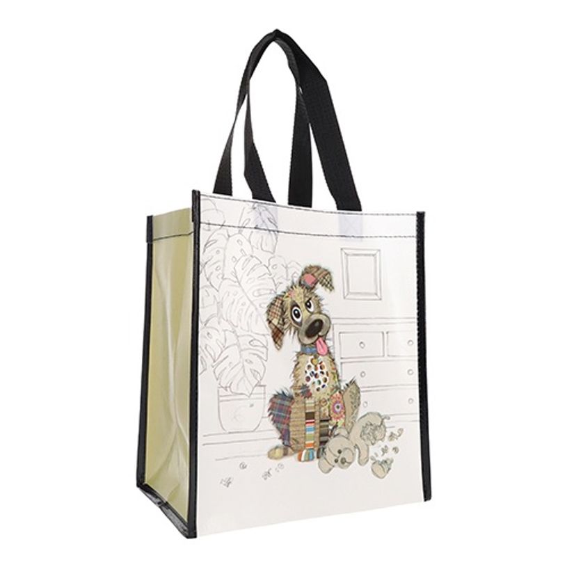 3700572780085-Kiub - Cabas de courses 29,5x26x16,5 kooks chien intisse recycle blanc--0