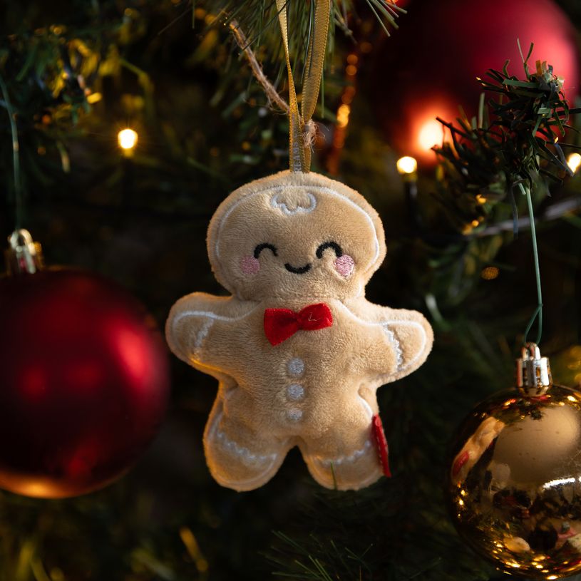 8052694045333-Décoration de Noël en peluche - Gingerbread--5
