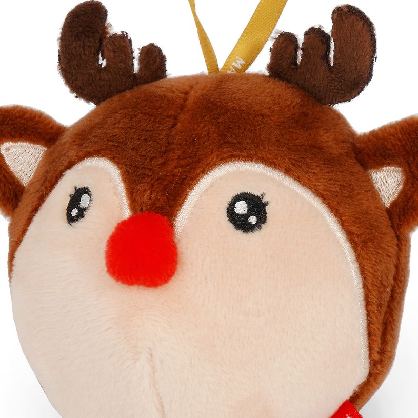 8052694045340-Décoration de Noël en peluche - Reindeer--2