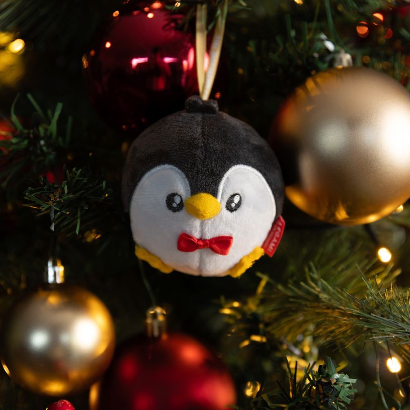 8052694045364-Décoration de Noël en peluche - Penguin--5