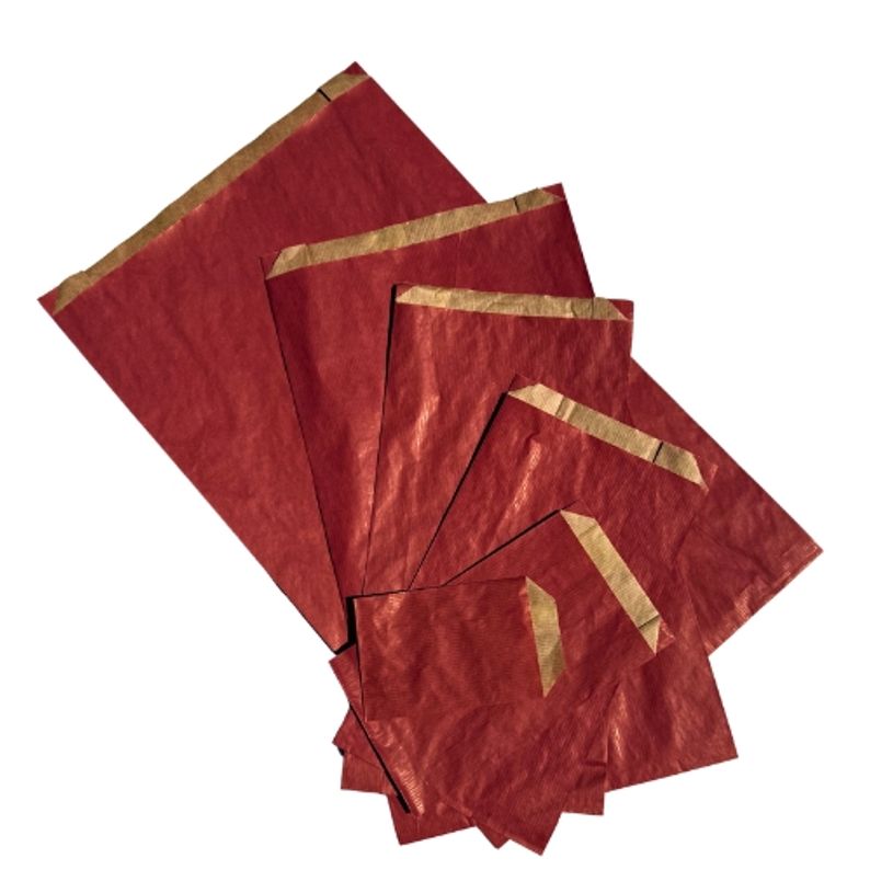 3700030075968-250 Pochettes kraft - sans soufflet - 24 cm x 41 cm - rouge--1