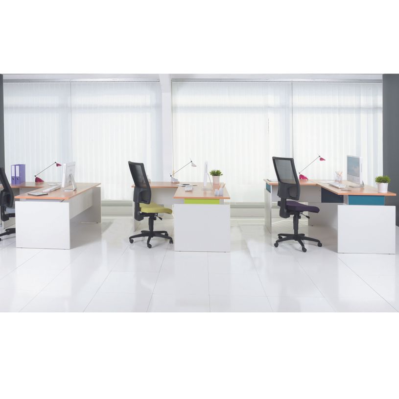 3253310147515-Retour direct pour Bureau INEO JET UP Bureau Vallée - Réglable en hauteur - L80 x H74/78/82 x P60 cm - Pieds Blanc/anis - plateau imita--1