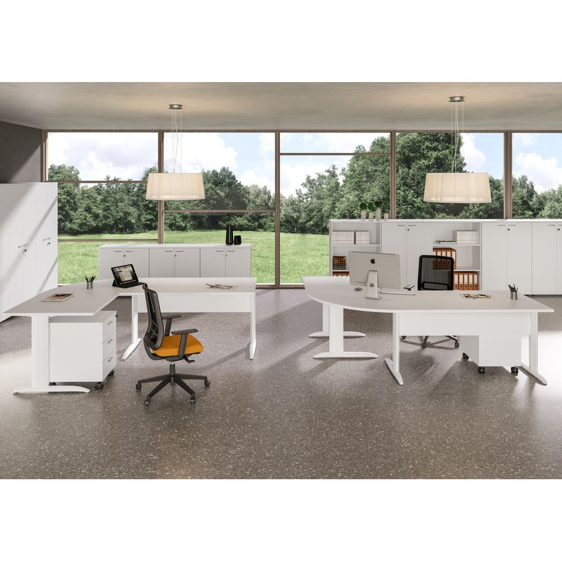 0404052254419-Angle de liaison à 90° pour Bureau Trend - pied alu - plateau blanc--1