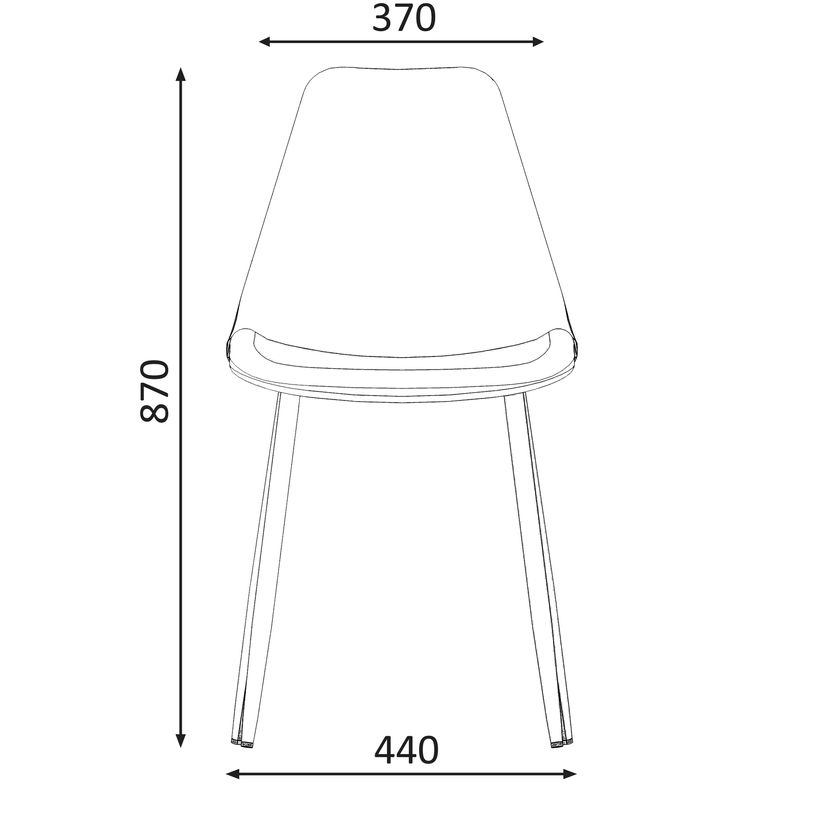 3253310543744-Chaise Chiara  - gris clair--3