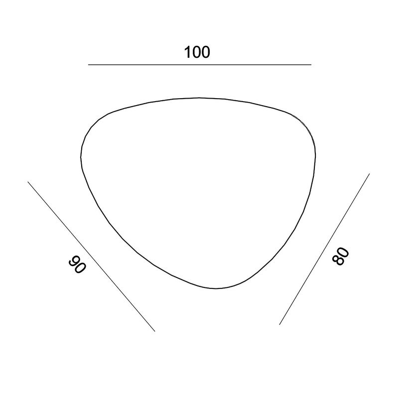 3253310179806-Table basse galet - L100xH42xP90/80 - pied carbone - plateau imitation chêne clair--2