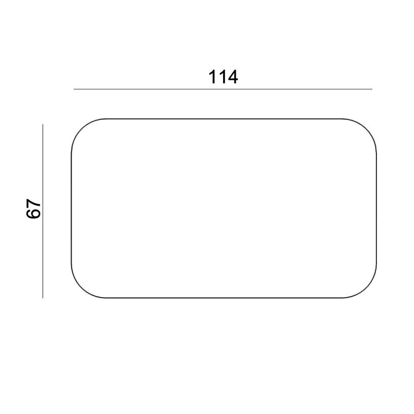 3253310179677-Table basse ILO - L114xP67xH39 cm - pieds blanc - finition chêne clair--2