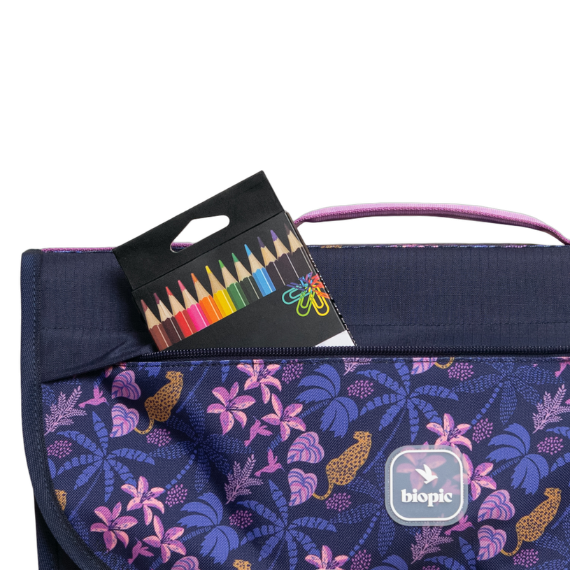 -Cartable scolaire Léo - 38 cm - 2 compartiments - jungle - Biopic-P_405234214_4-3