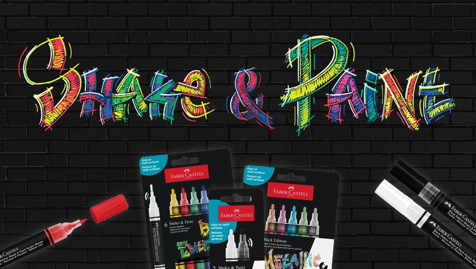 Marqueurs Shakepaint, la personnalisation à l'infini