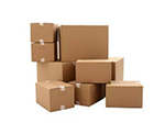 RAJA Étui emballage postal carton brun avec fermeture adhésive - 28 x 22 cm  - Livre, tablette - Lot de 25 - Cartons d'expédition