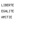 liberté égalité amitié