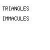 triangles immacules