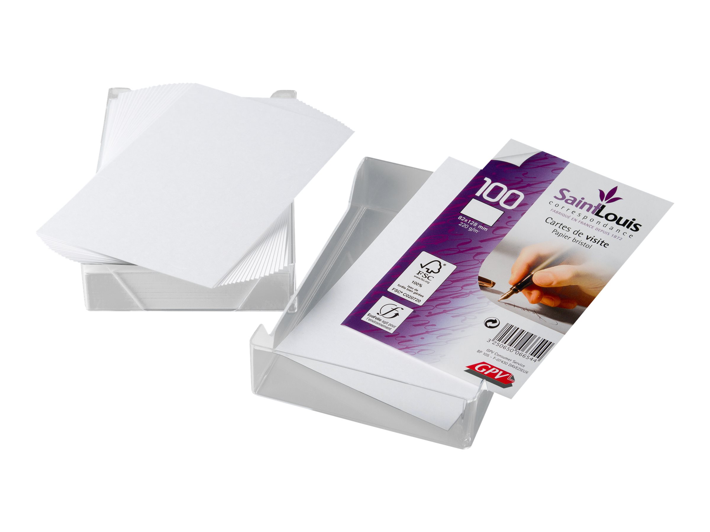 2 Porte-Cartes De Visite En Acrylique Transparent - Design Minimaliste - Stable - Pour Bureau, Banque, Salon