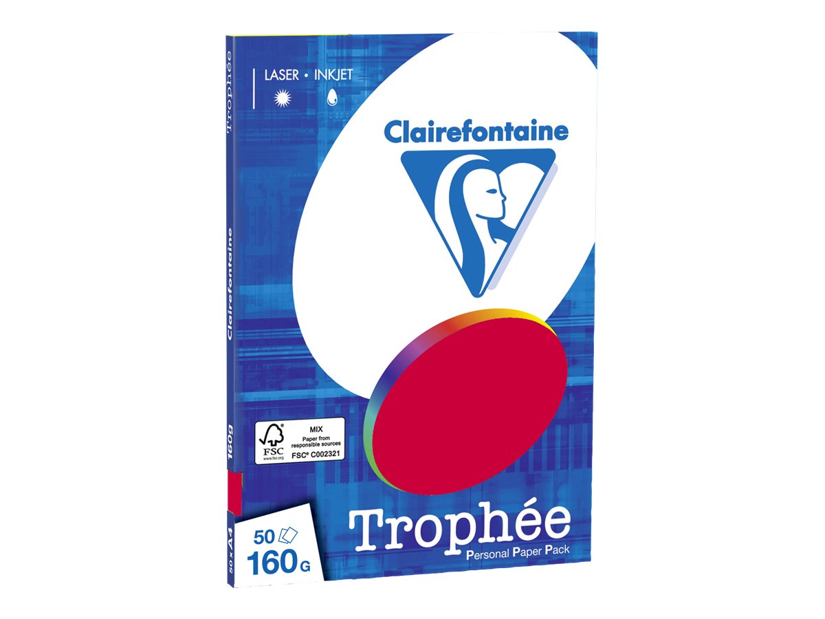 Papier Trophée Multifonctions A3 160 G/m² Ivoire – Lot 250 Feuilles, Idéal Impression Jet D’Encre Et Laser