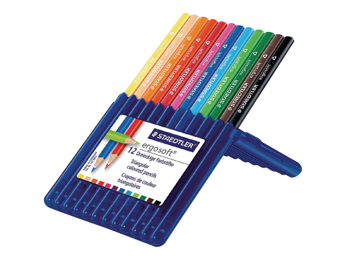 STABILO Crayon De Coloriage EASYcolors - Pochette De 6 Crayons De Couleur Ergonomiques Gaucher STABILO Crayon De Coloriage EASYcolors - Pochette De 6 Crayons De Couleur Ergonomiques Gaucher