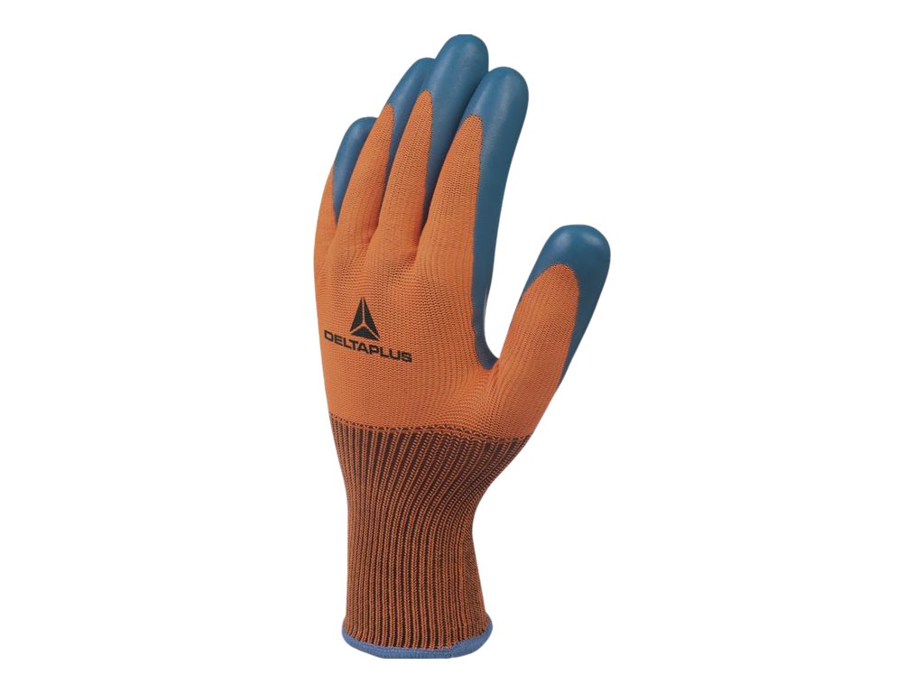 Delta Plus - Gants de protection antidérapant - Taille 9 - orange/bleu Pas  Cher