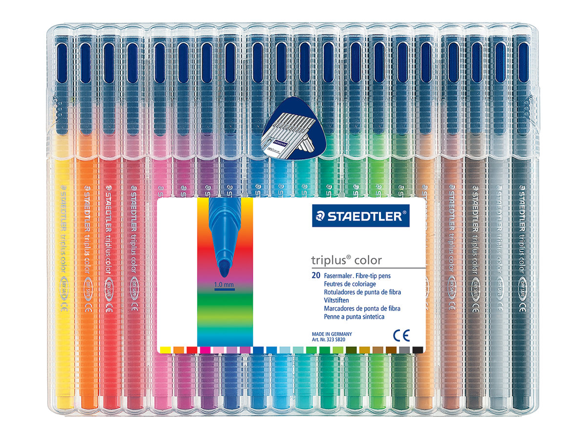 Staedtler Feutre Triplus Color, étui Chevalet De 10 Couleurs Bij VindiQ