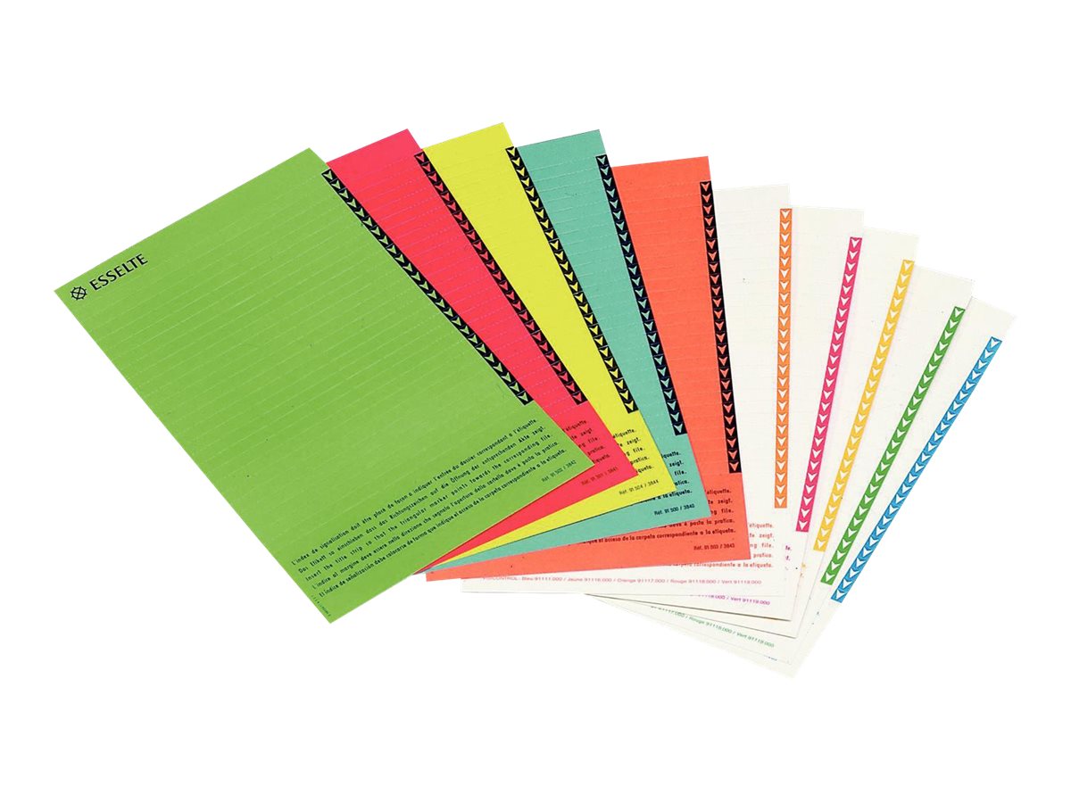 Lot De 15 Dossiers Suspendus Polypropylène Avec Onglets Et Inserts - Couleurs Mélangées Pour Bureau, École Et Maison