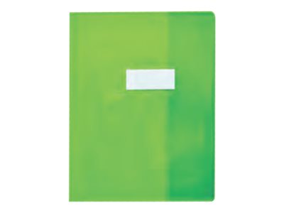 Oxford - Protège cahier sans rabat - 24 x 32 cm - Cristal Luxe - vert