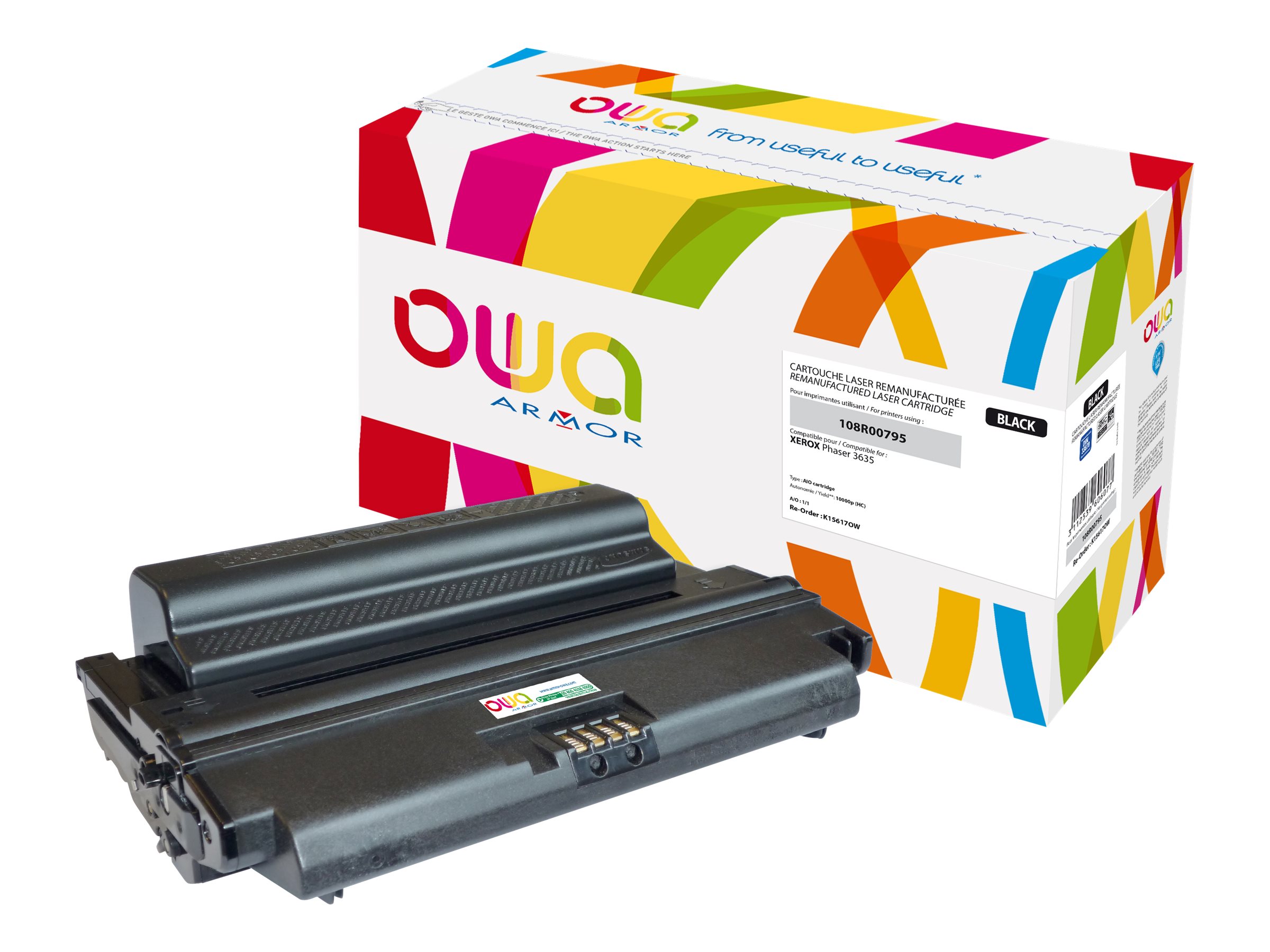 106R02759 - Cartouche laser Xerox compatible noire (2 000 pages)