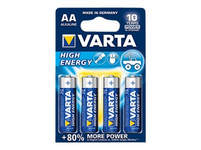 VARTA Longlife Power - 4 piles alcalines - AA LR06 