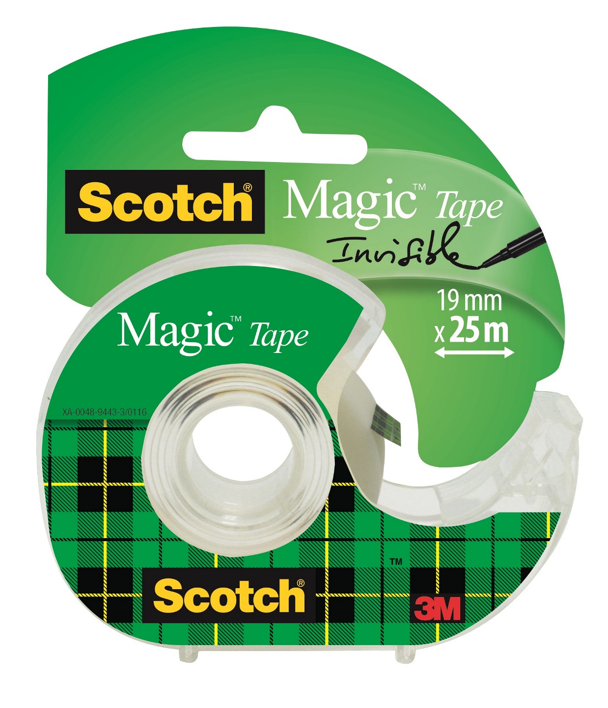 Scotch Magic - Ruban Adhésif Mat Invisible - 19mm X 25m - Bureau Et école