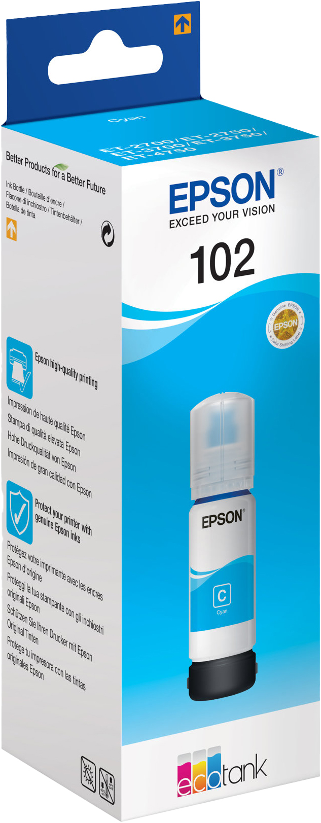 Epson 102 réservoir d'encre noire (d'origine) Epson